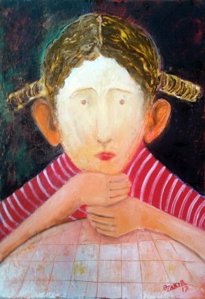 35.Desire. 2017 year  Original Painting Oil on Canvas 50 x 35 cm.2500$ by ZAKIR AHMEDOV